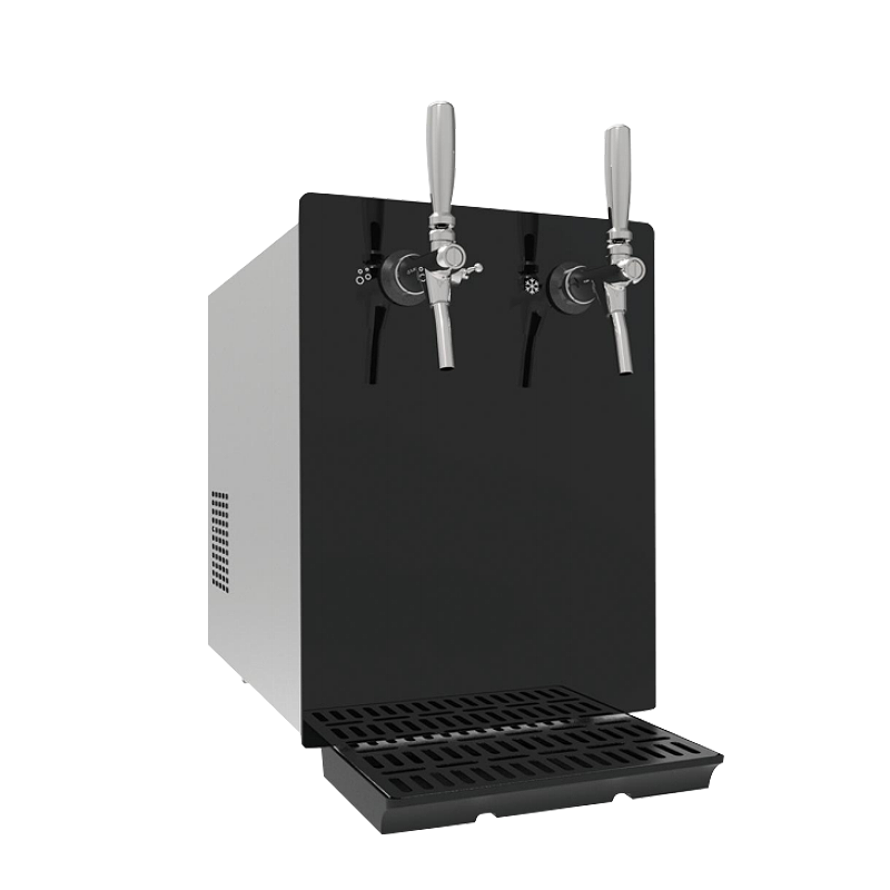 Compacte sprankelende waterkoeler dispenser voor tafelbladen